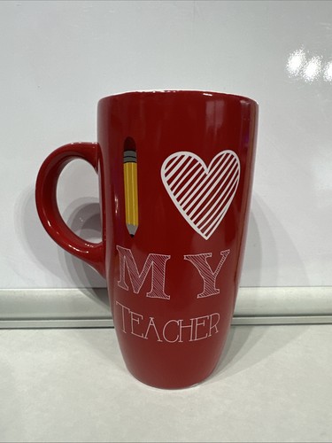 Tazza rossa amo la - -,