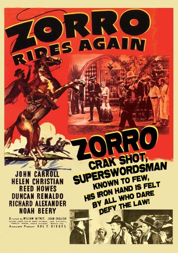 Zorro rides again - zorro,