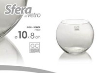VASO VASETTO SFERA VETRO