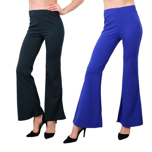 Pantaloni donna flare campana
