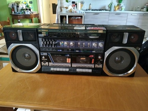 Radio boombox cassetta lasonic - boombox,