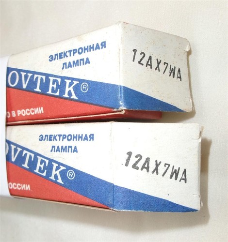 Sovtek tube 12ax7wa - 2x, /7025