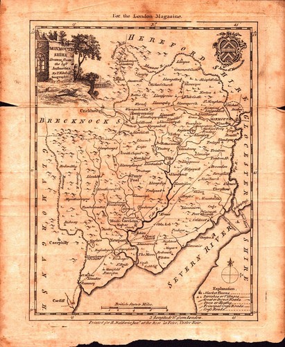 1752 monmouthshire antica - 1752,