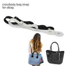 1 pz Obag tracolla in pelle messenger con fori per manici O Bag