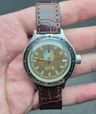 Orologio anfibio vintage sovietico Vostok con carica automatica "KGB", orologio USSR