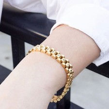 Orologio in acciaio inox oro