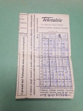 Schedina Calcio giocata