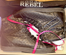 Hi-top/stivale donna Hogan Rebel - pelle nera - taglia 7,5/41