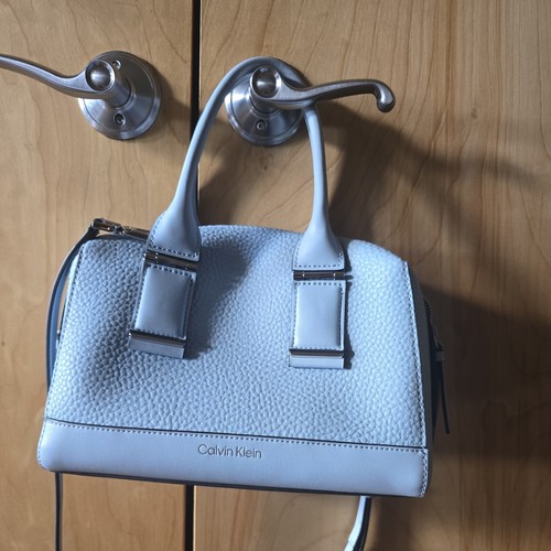 Borsa calvin klein blu con - klein,