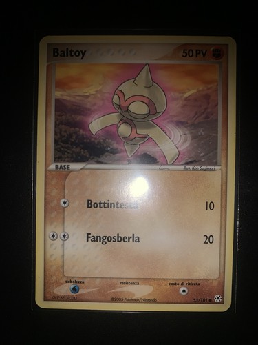 Carta pokémon baltoy 101 - pokémon, 53/101