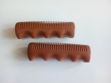 COPPIA MANOPOLE MARRONI PER