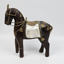 Scultura legno ottone e - legno,,