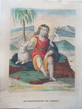 LITO COLORE XIX RITRATTO GESÙ