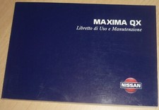 Uso manutenzione Nissan MAXIMA