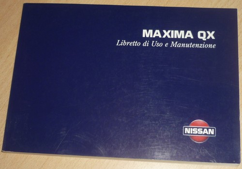 Uso manutenzione nissan maxima - uso,
