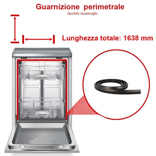 Guarnizione perimetrale lati - 3,