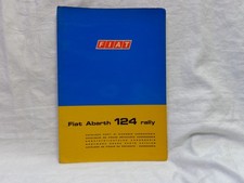 FIAT ABARTH 124 RALLY CATALOGO