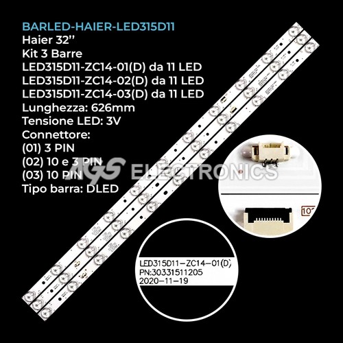 Kit barre strip led haier - 3,