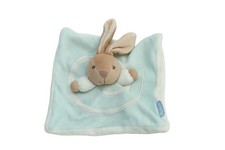 Doudou plat lapin Kaloo bleu