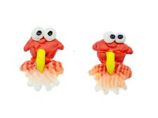 Orecchini pesce rosso