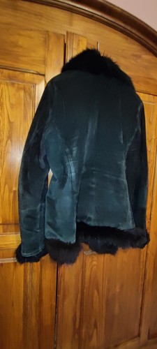 Cappotto nero pelle - in,