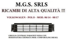 GRIGLIA CENTRALE PARAURTI NERA