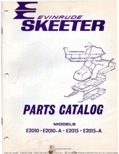Catalogo ricambi evinrude - catalogo,