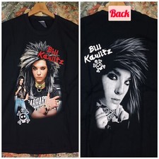 RAREST VINTAGE DEADSTOCK BILL KAULITZ TOKIO HOTEL M T-SHIRT TWO SIDES PRINTED 