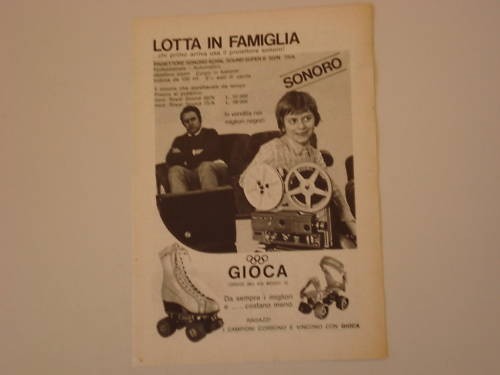 Advertising pubblicità 1972 - advertising,