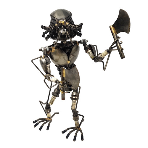 Scultura arte metallo - , predator