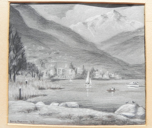 David norton chalk drawing - david,