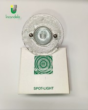 Faretto da incasso in vetro di murano LA MURRINA rotondo verde laguna GU.10