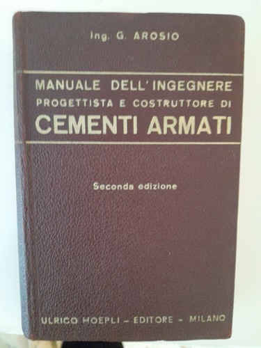 Manuali hoepli arosio - g.,
