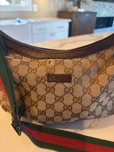 Borsa tracolla gucci tela - a,