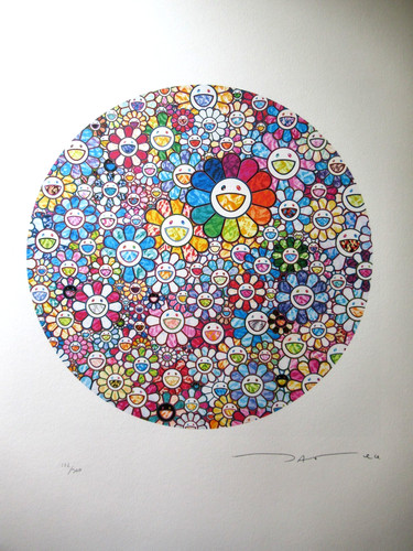 Takashi murakami litografia - takashi,