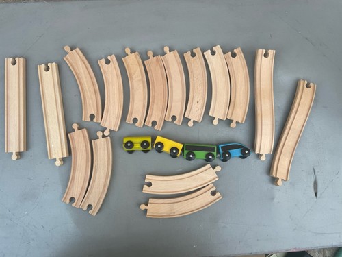 Set binari legno - e, treno
