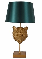 Lampada da tavolo testa di