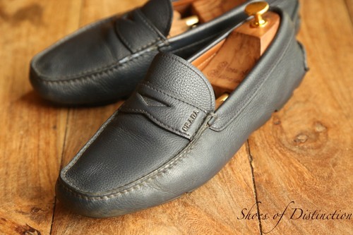Scarpe prada pelle blu - scarpe,