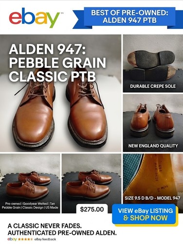 Blucher derby uomo alden - derby,