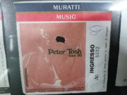 Peter tosh biglietto concerto - biglietto,