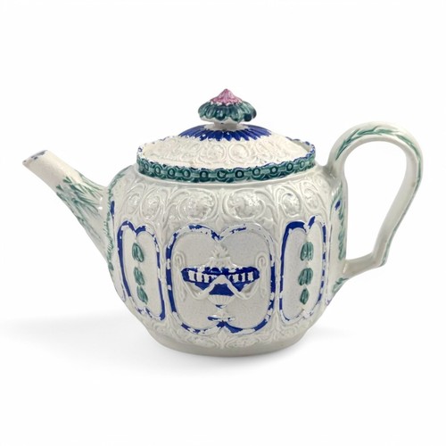 Raro teiera ceramica blu e - raro, in