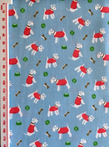 Tessuto cotone merceria - , blu