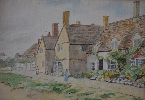 Figure before rurale cottage - before,