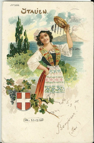 Cartolina pubblicitaria dell