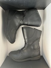 Stivaletto Moto Scarpe Impermeabile AXO Sport Touring Custom Pelle Hipora WP 44