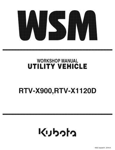 Kubota rtv x900 x1120d - kubota, rtv-x900