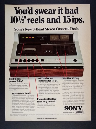Sony 177sd stereo - tc-177sd,