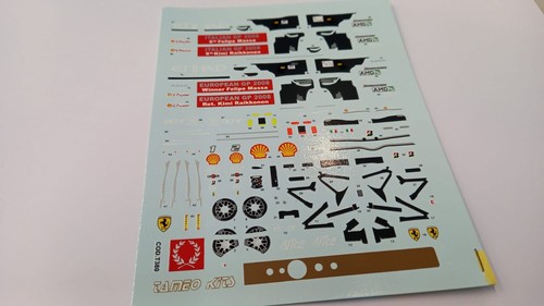 Dec264 tameo kits - t380, decals