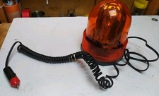 LAMPEGGIANTE AUTOCARRO - ARANCIONE  CON BASE MAGNETICA 