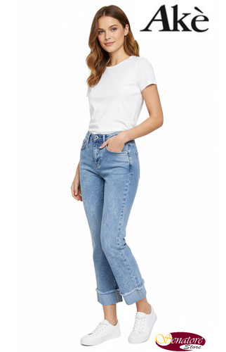 Jeans donna ake culotte fit - donna, culotte-fit-